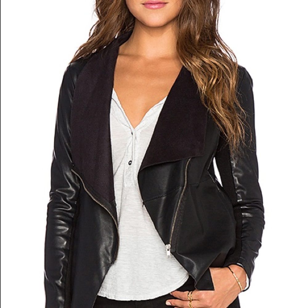 BB Dakota Faux Leather Jacket